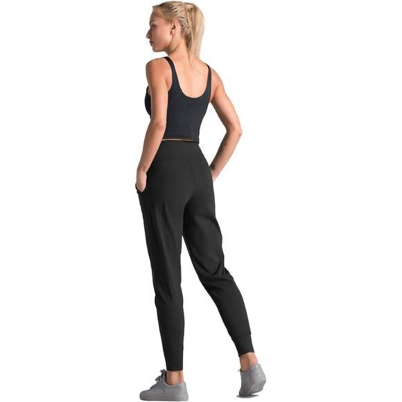Fit Joggers for Women with Pockets,High Waist Workout Yoga Tapered Sweatpants - Picture 5 of 8
